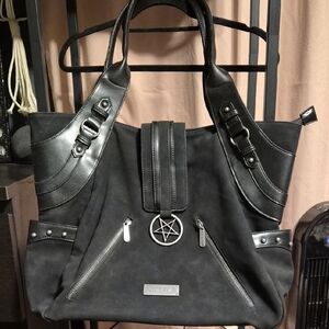 Killstar Black Gothic Tote Bag